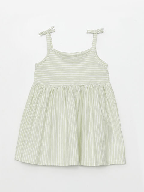 LCW baby Square Collar Baby Girls' Dress - S3GA99Z1-LFT