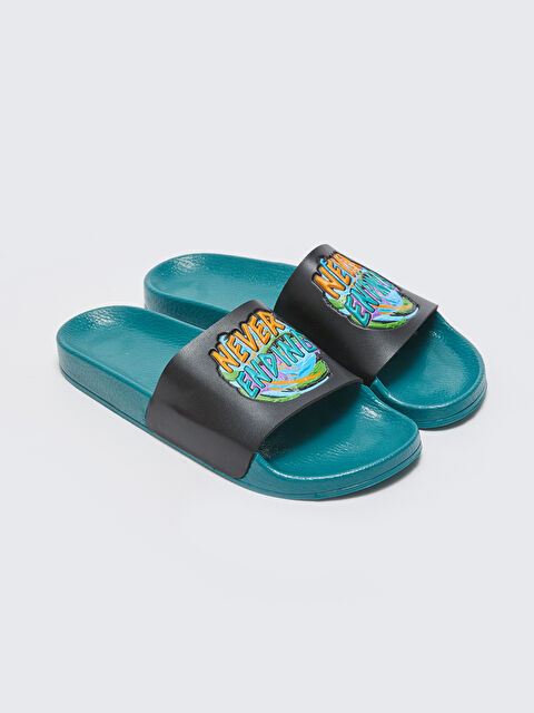 LCW STEPS Single Strap Printed Boys' Slider - S3GG82Z4-R6Q