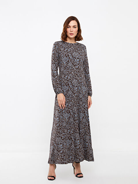 LCW Grace جل یەخە خڕ نەخشدار قۆڵ درێژ بۆ ژنان