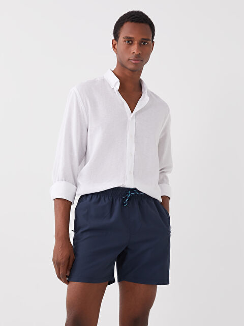 LCWAIKIKI Classic Kısa Boy Basic Erkek Deniz Şortu - S3GO52Z8-KAX