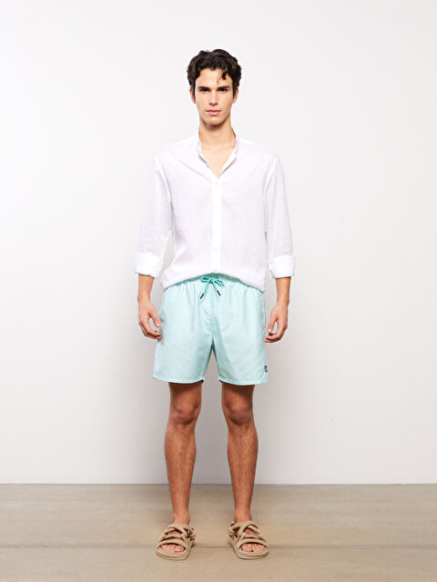 SOUTHBLUE Kısa Boy Çizgili Erkek Deniz Şortu - S3H034Z8-LRL