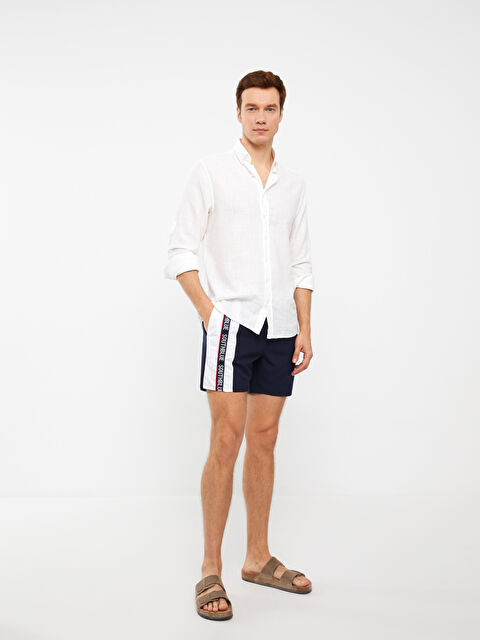 SOUTHBLUE Kısa Boy Baskılı Erkek Deniz Şortu - S3H037Z8-QSD