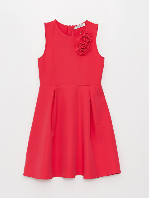 LCW Kids جل و بەرگی ئێوارە یه‌خه‌ خڕ بۆ کچان - S3H232Z4-H3R