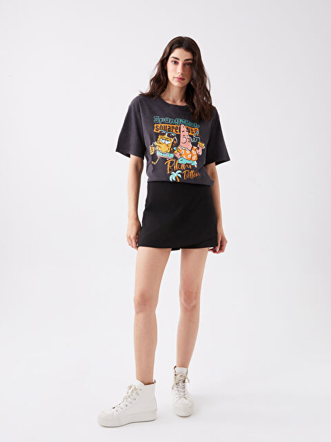 LCW Vision Standart Fit Kadın Şort Etek - S3H285Z8-RQN