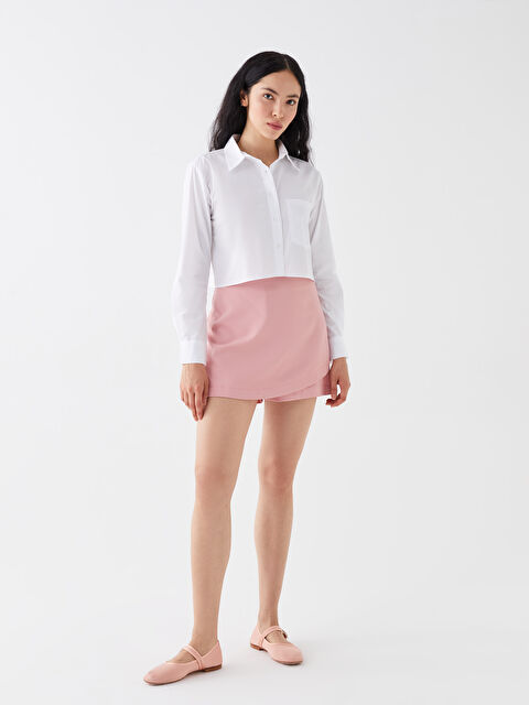 LCW Vision Standart Fit Kadın Şort Etek - S3H285Z8-FFK