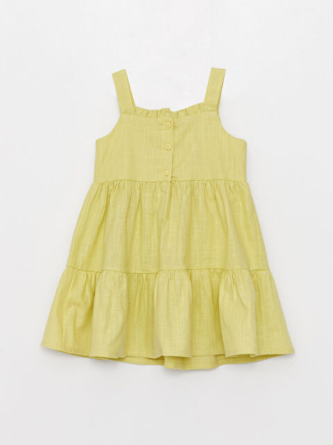 LCW baby Платье для малышек девочек с квадратным воротником - S3H515Z1-FRD