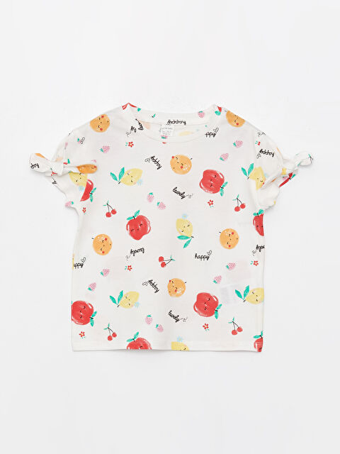 LCW baby T-shirt Imprimé pour Bébé Filles à Col Rond - S3H753Z1-LRA