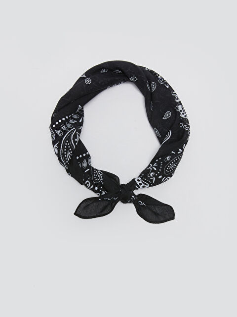 LCW ACCESSORIES باندانا قطن مطبوع للسيدات - S3HD63Z8-HEG