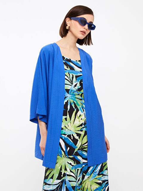 LCW Vision Şal Yaka Düz Oversize Kadın Kimono - S3HF23Z8-R4E