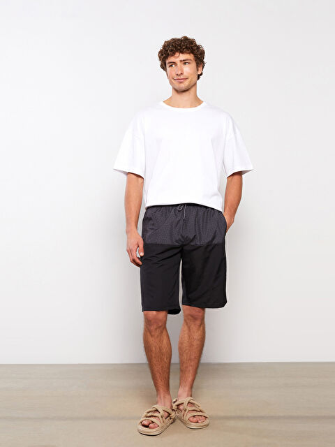 LCWAIKIKI Classic Men's Long Patterned Swim Shorts - S3HH12Z8-CVL