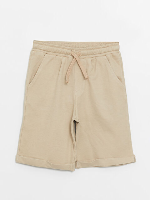 LCW Kids برمودا ولادي بخصر مطاطي أساسي - S3HS87Z4-FHL