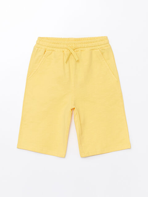 LCW Kids Elastic Waist Basic Boys' Roller Shorts - S3HV40Z4-FQS