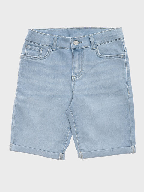 LCW Kids Basic Boys' Denim Shorts - S3HV84Z4-311