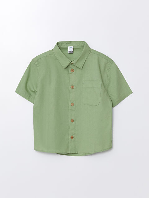 LCW baby Қысқа жеңді негізгі сәби ұлдарға арналған жейде - S3II95Z1-FJB