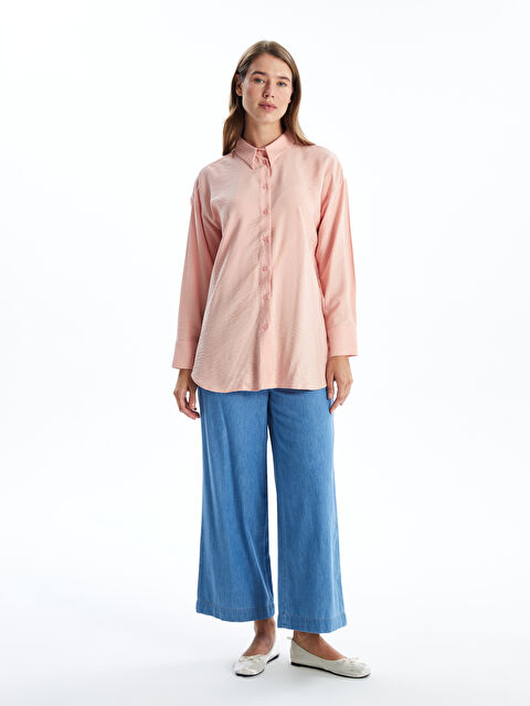 LCW Modest Elasticated Waist Straight Fit Women's Jeans - S3IV14Z8-507