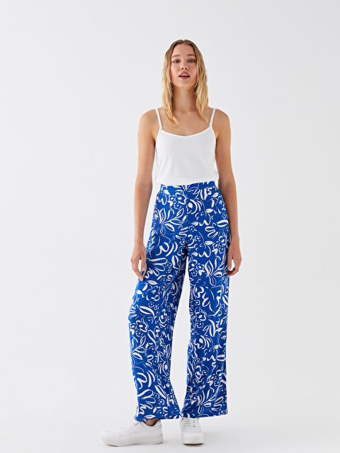 LCW Vision Elasticated Waist Relaxed Fit Women's Trousers - S3IV19Z8-LQQ