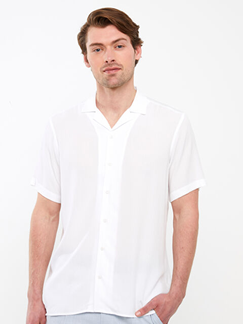 SOUTHBLUE Regular Fit Short Sleeve Viscose Men's Shirt - S3J190Z8-R9J