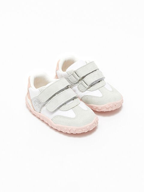 LCW STEPS Velcro Closure Baby Girl Anatomical First Step Shoes - S3J689Z1-VDJ