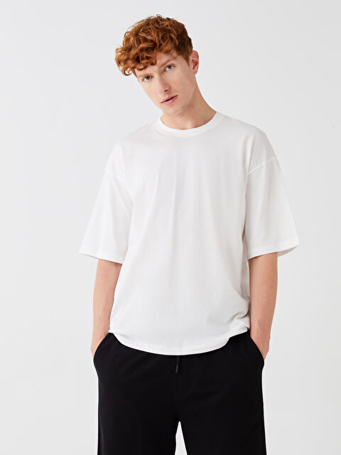 XSIDE Crew Neck Short Sleeve Men's T-Shirt - S3J896Z8-V33