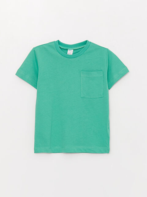 LCW baby Crew Neck Baby Boys' T-Shirt - S3JH38Z1-GB8