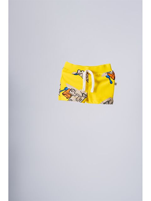 Moi Noi Beli Lastikli Erkek Bebek Yüzme Şort