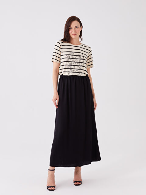 LCW Grace Beli Lastikli Kadın Kloş Etek - S3JR62Z8-CVL