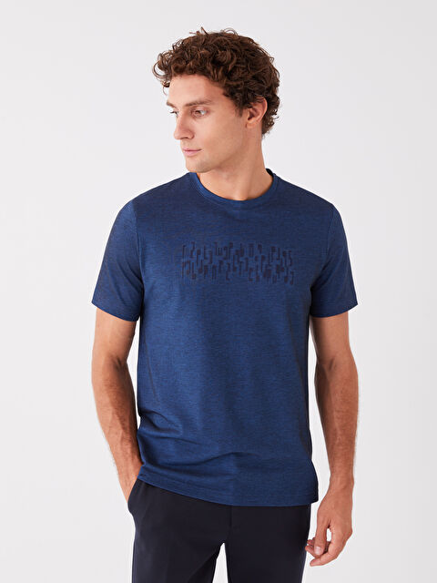 SOUTHBLUE Bisiklet Yaka Kısa Kollu Baskılı Erkek Tişört - S3K818Z8-SP7