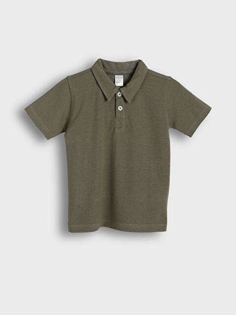LCW baby Polo Neck Boys' T-Shirt - S3KL34Z1-VHK