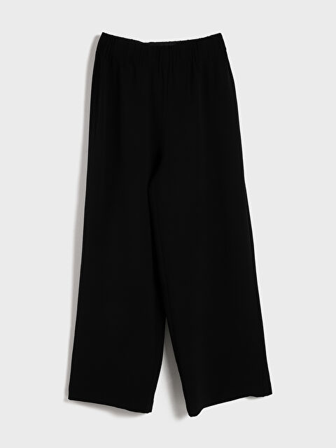 LCWAIKIKI Classic Elasticated Waist Plain Wide Leg Women's Trousers - S3KN28Z8-CVL