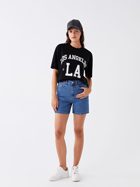 LCW Jeans Bermuda Fit Kadın Jean Şort - S3L531Z8-507