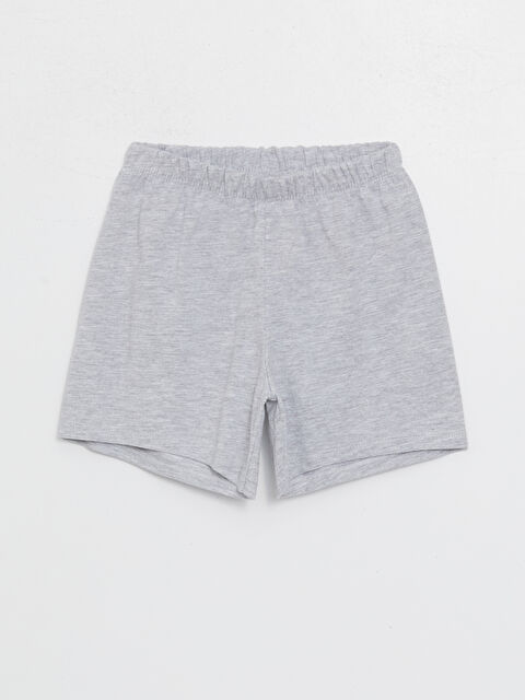 LCW Kids Beli Lastikli Kız Çocuk Pijama Şort - S3L552Z4-CT3
