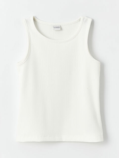 LCW Kids Crew Neck Basic Girls' Tank Top - S3L583Z4-R9J