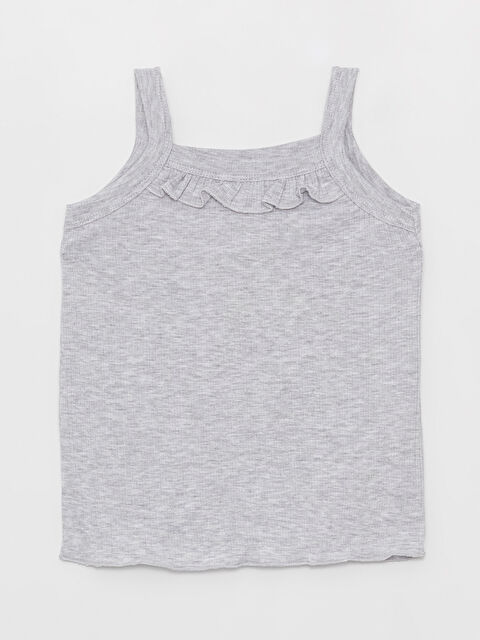 LCW baby Square Collar Strappy Baby Girls' Tank Top - S3L593Z1-JMD