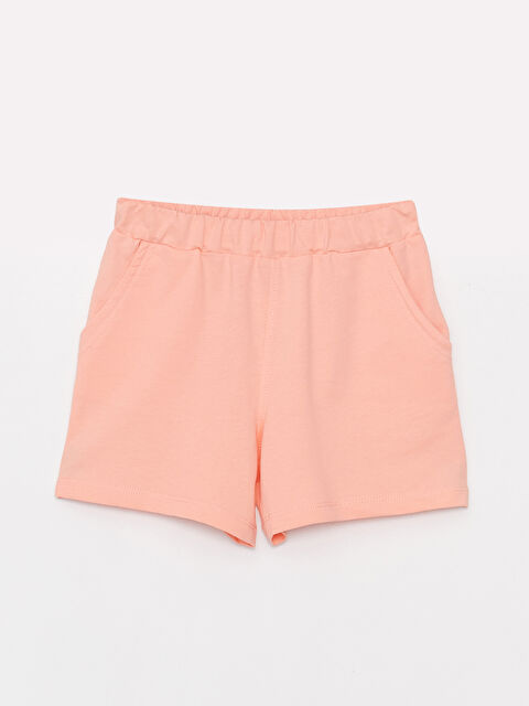 LCW Kids Beli Lastikli Basic Kız Çocuk Şort - S3L713Z4-G5X