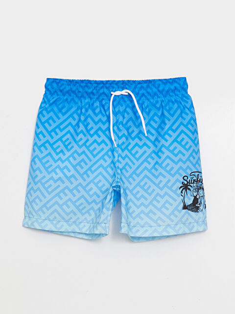 LCW Kids Hızlı Kuruyan UV Korumalı Erkek Çocuk Deniz Şortu - S3LA58Z4-LQQ