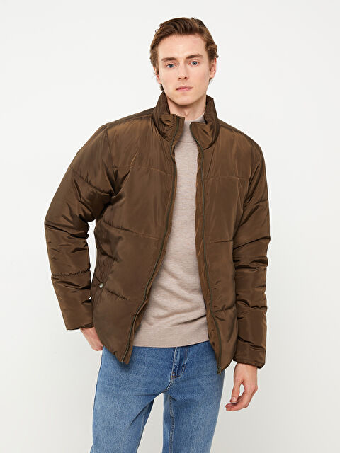 LCW ECO Standart Kalıp Dik Yaka Erkek Şişme Mont - W30567Z8-V3T