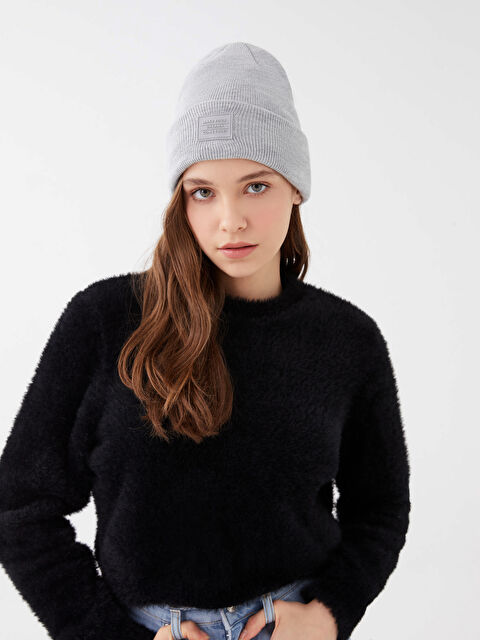 LCW ACCESSORIES Etiket Detaylı Kadın Triko Bere - W30746Z8-CUZ