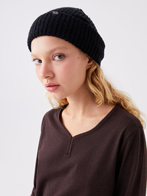 LCW ACCESSORIES Etiket Baskılı Kadın Bere - W30769Z8-HEG