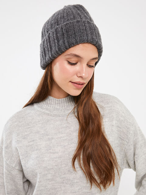 LCW ACCESSORIES Women's Tricot Beanie - W30773Z8-LAM