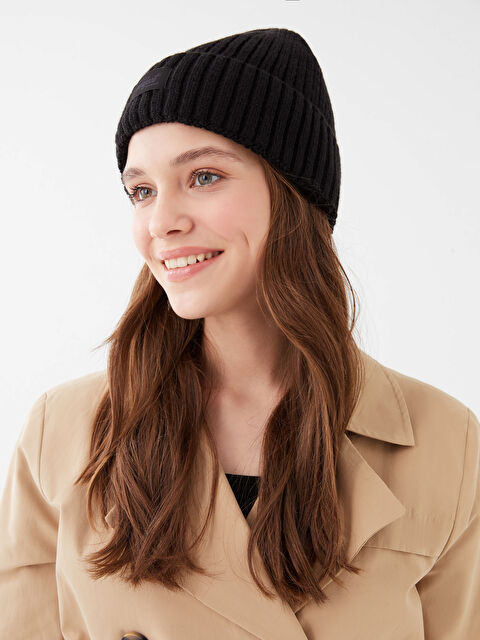 LCW ACCESSORIES Etiket Detaylı Kadın Triko Bere - W30794Z8-CVL