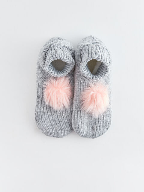 LCW DREAM Chaussettes de Maison Antidérapantes Unies pour Femmes - W30865Z8-LAL