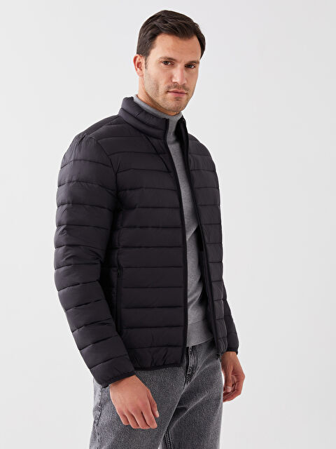 LCWAIKIKI Classic Standard Fit Funnel Neck Men's Puffer Coat - W30895Z8-CVL