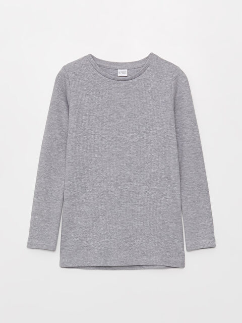 LCW Kids Bisiklet Yaka Uzun Kollu Erkek Çocuk Termal Atlet - W30939Z4-LAL