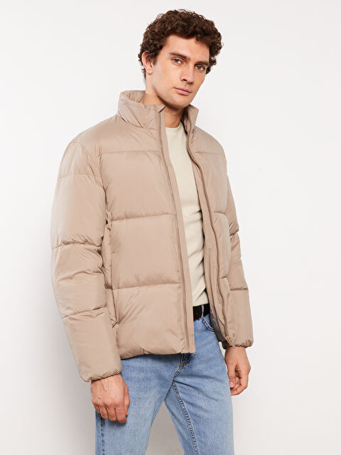 LCW Vision Standart Kalıp Dik Yaka Erkek Şişme Mont - W30972Z8-DFV