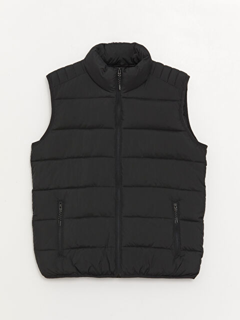 LCWAIKIKI Classic Standart Kalıp Dik Yaka Erkek Yelek - W31009Z8-CVL