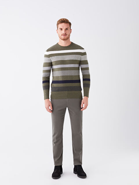 LCWAIKIKI Classic Standart Kalıp Erkek Chino Pantolon - W31331Z8-PNH