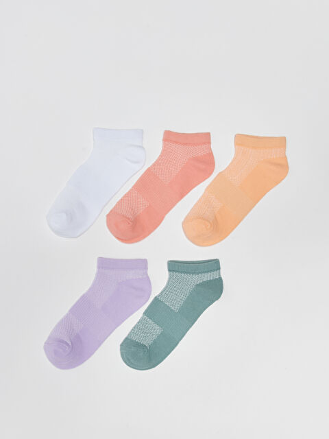 LCW DREAM Desenli Kadın Patik Çorap 5'li - W31482Z8-J1F