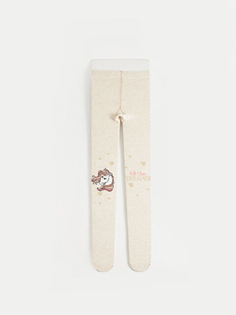 LCW Kids Desenli Kız Çocuk Külotlu Çorap - W31730Z4-L8Q