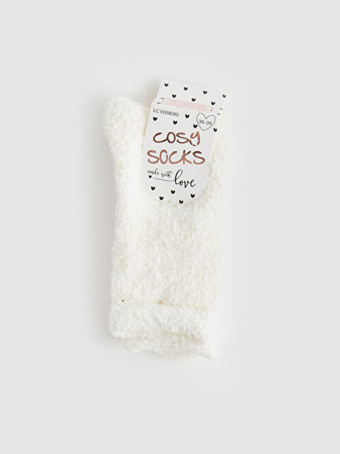 LCW DREAM Simli Kaydırmaz Tabanlı Kadın Ev Çorabı - W31832Z8-J5E