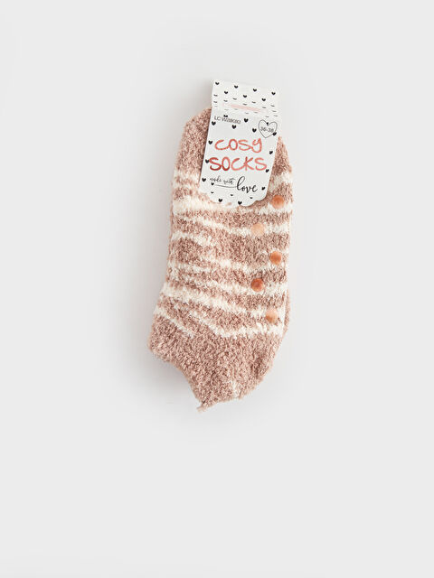 LCW DREAM Non-Slip Sole Patterned Women's Home Socks 2 Pack - W31840Z8-HZZ